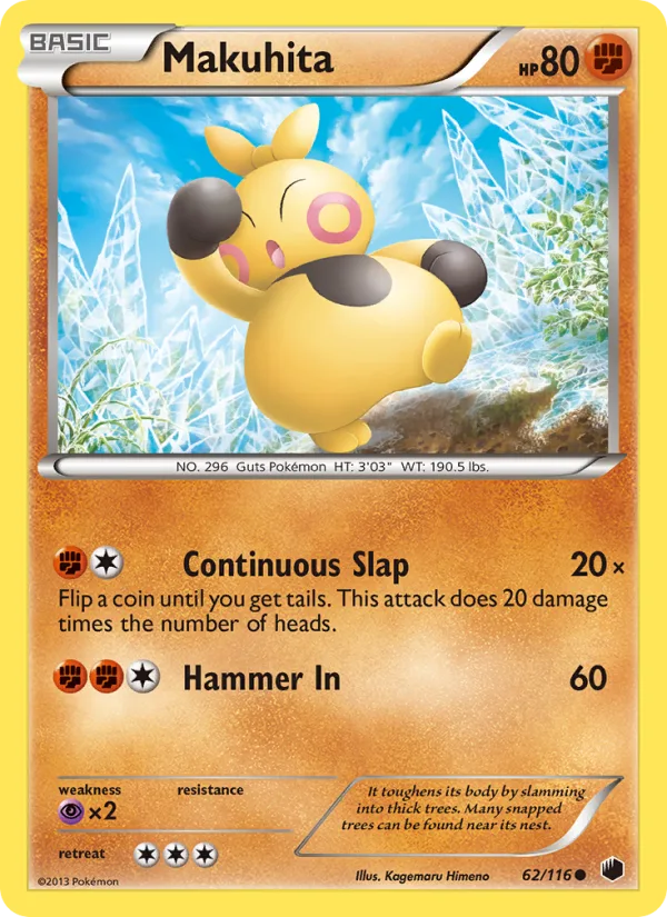 Makuhita · Plasma Freeze 62/116