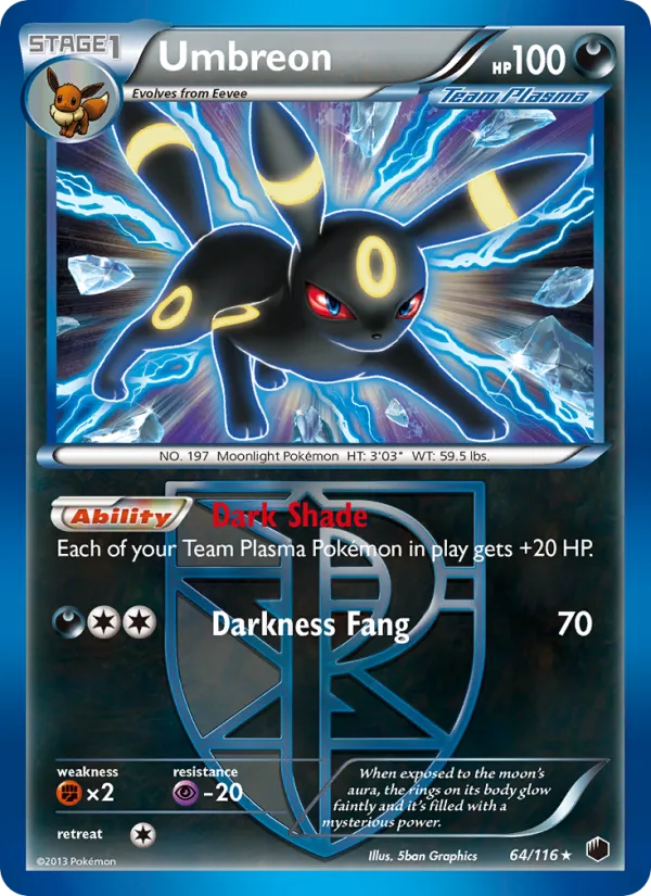 Umbreon · Plasma Freeze 64/116