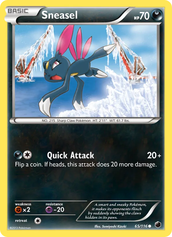 Sneasel · Plasma Freeze 65/116