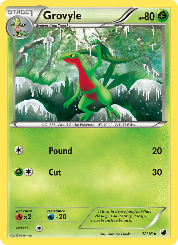 Grovyle · Plasma Freeze 7/116