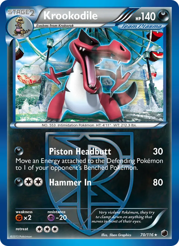 Krookodile · Plasma Freeze 70/116
