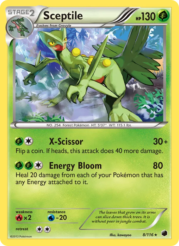 Sceptile · Plasma Freeze 8/116