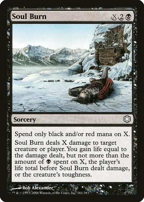 Soul Burn · Coldsnap Theme Decks 161/62