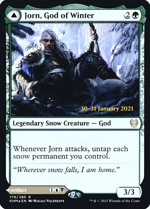 Jorn, God of Winter // Kaldring, the Rimestaff · Kaldheim Promos 179s/158