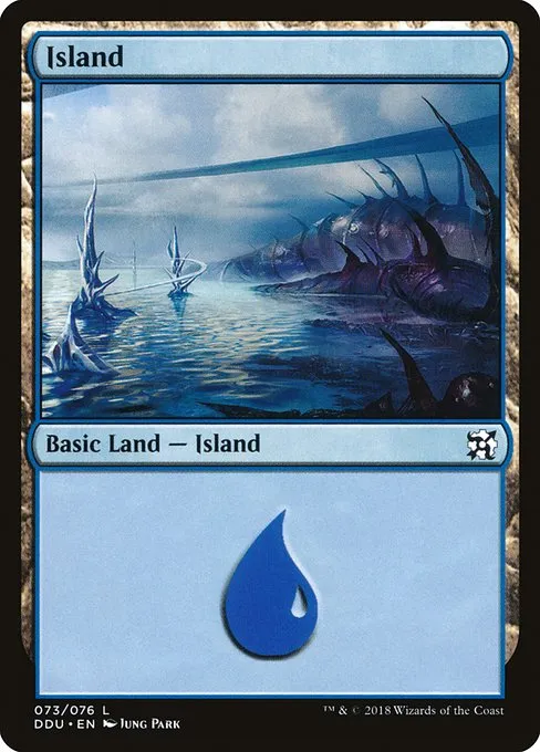 Island · Duel Decks: Elves vs. Inventors 73/76