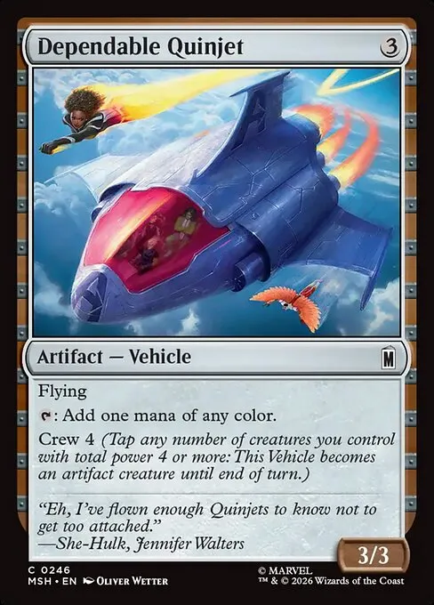 Dependable Quinjet · Marvel Super Heroes 246/24