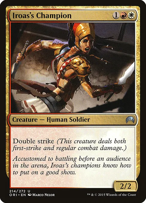 Iroas's Champion · Magic Origins 214/288