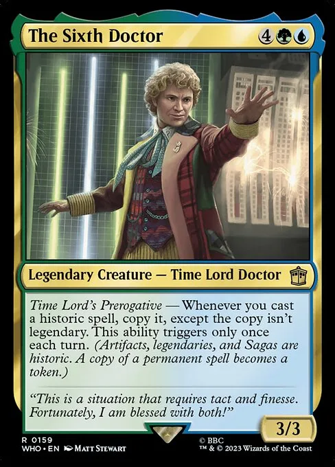 The Sixth Doctor · Doctor Who 159/1178