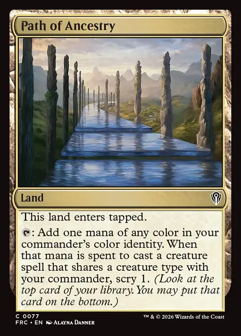 Path of Ancestry · Reality Fracture Commander 77/2