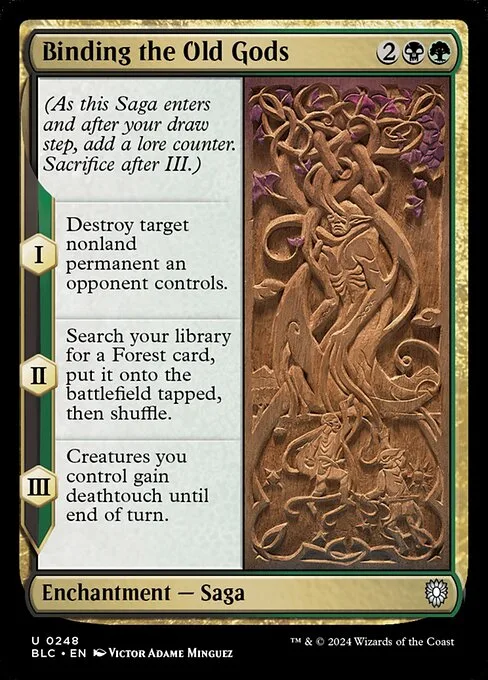 Binding the Old Gods · Bloomburrow Commander 248/356