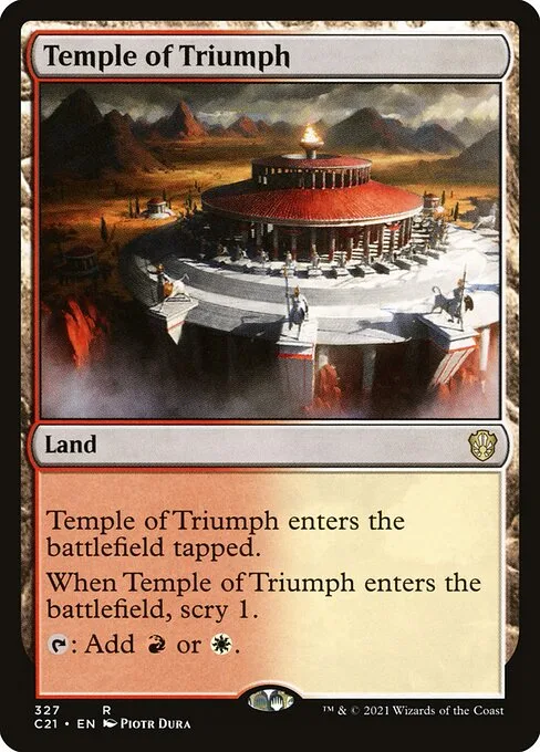 Temple of Triumph · Commander 2021 327/409