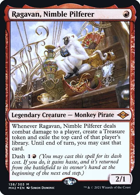 Ragavan, Nimble Pilferer · Modern Horizons 2 Promos 138s/86