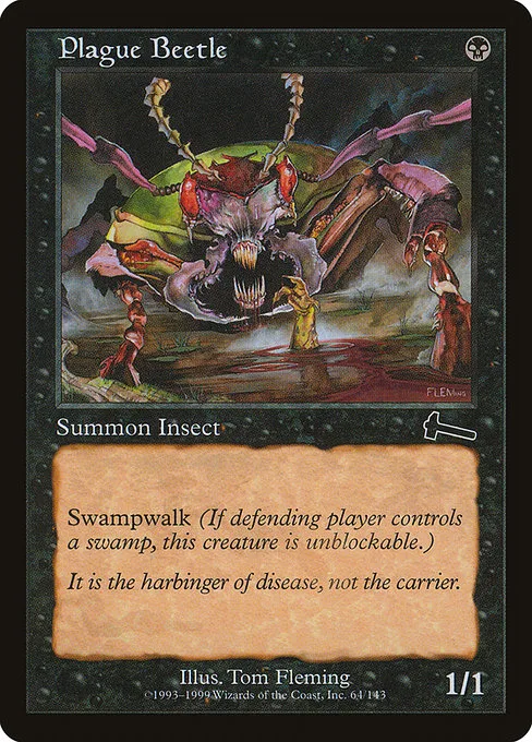 Plague Beetle · Urza's Legacy 64/143
