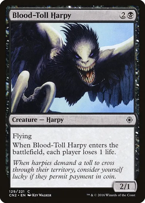 Blood-Toll Harpy · Conspiracy: Take the Crown 129/222