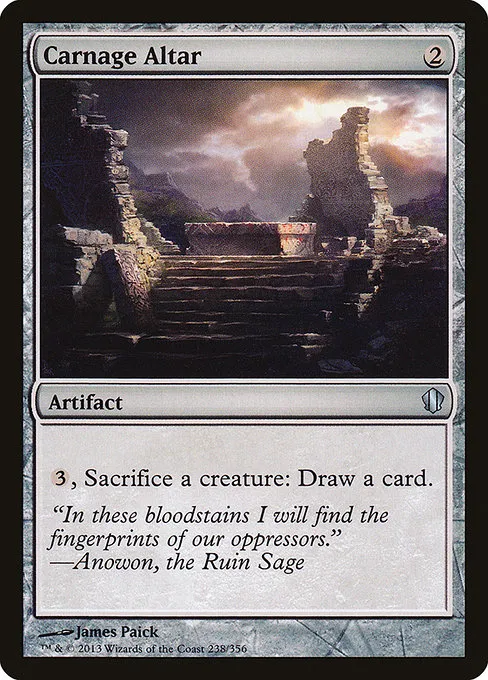 Carnage Altar · Commander 2013 238/356