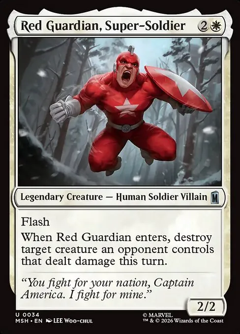 Red Guardian, Super-Soldier · Marvel Super Heroes 34/24