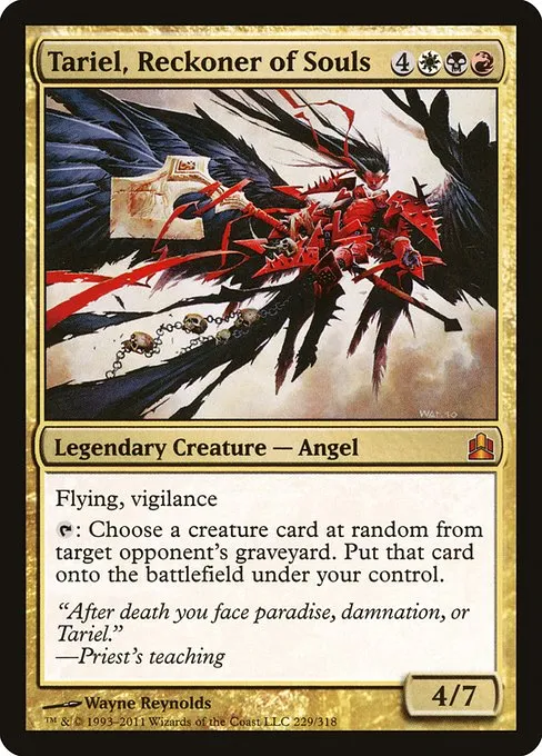 Tariel, Reckoner of Souls · Commander 2011 229/318