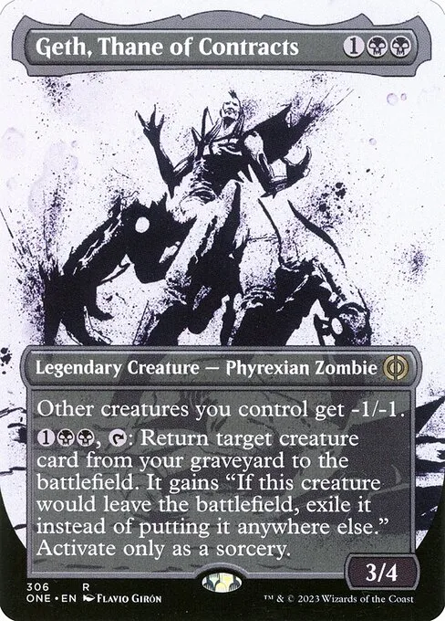 Geth, Thane of Contracts · Phyrexia: All Will Be One 306/479