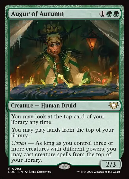 Augur of Autumn · Edge of Eternities Commander 92/191