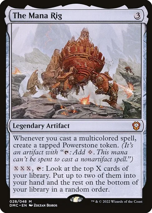 The Mana Rig · Dominaria United Commander 28/240