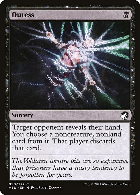 Duress · Innistrad: Midnight Hunt 98/399