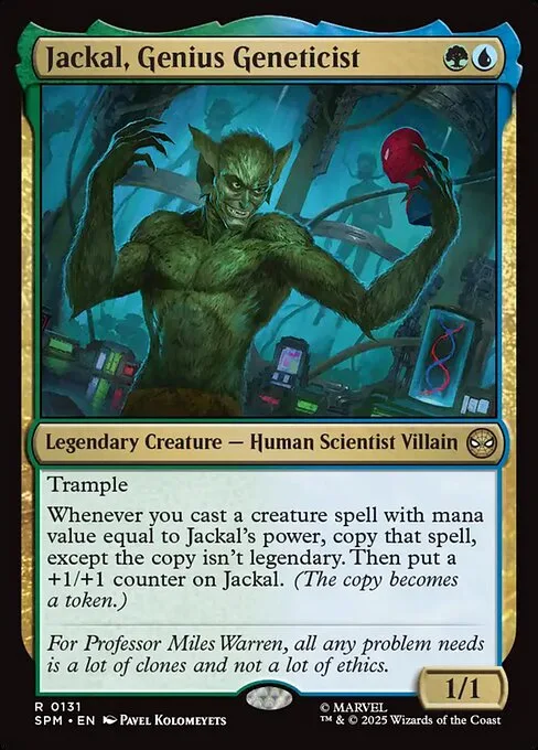 Jackal, Genius Geneticist · Marvel's Spider-Man 131/286