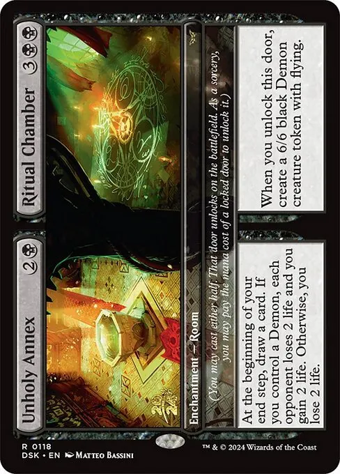 Unholy Annex // Ritual Chamber · Duskmourn: House of Horror Promos 118s/160