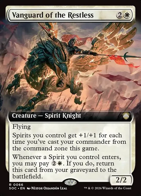Vanguard of the Restless · Secrets of Strixhaven Commander 66/426