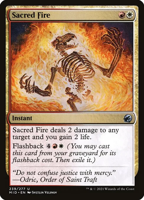 Sacred Fire · Innistrad: Midnight Hunt 239/399