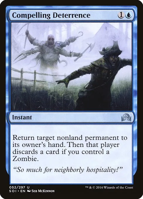 Compelling Deterrence · Shadows over Innistrad 52/302