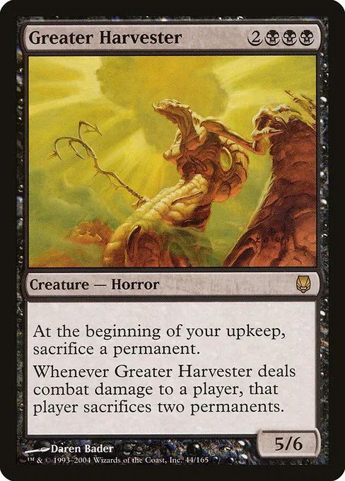Greater Harvester · Darksteel 44/165