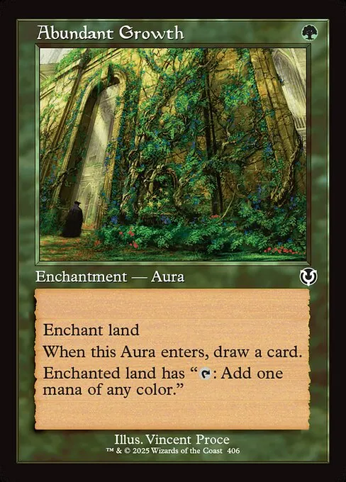 Abundant Growth · Innistrad Remastered 406/495