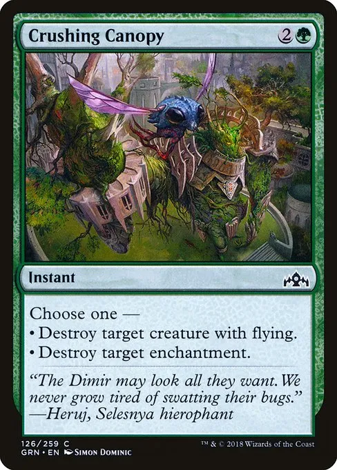 Crushing Canopy · Guilds of Ravnica 126/273