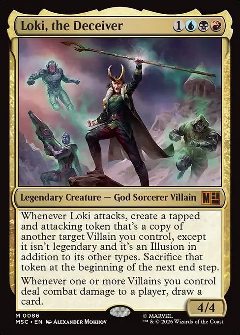 Loki, the Deceiver · Marvel Super Heroes Commander 86/9