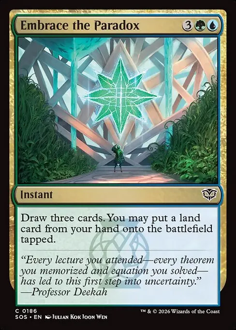 Embrace the Paradox · Secrets of Strixhaven 186/368