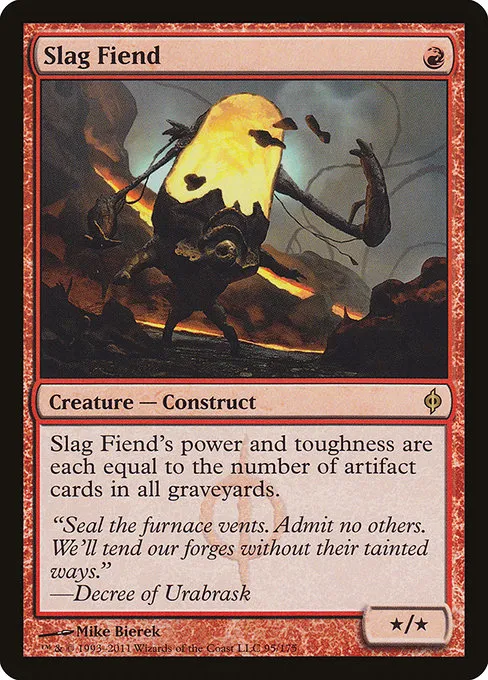 Slag Fiend · New Phyrexia 95/175