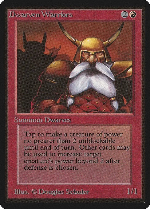 Dwarven Warriors · Limited Edition Beta 144/302