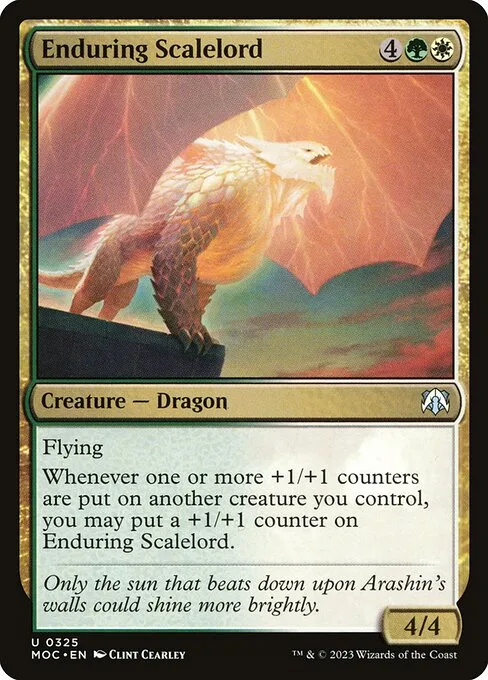 Enduring Scalelord · March of the Machine Commander 325/450