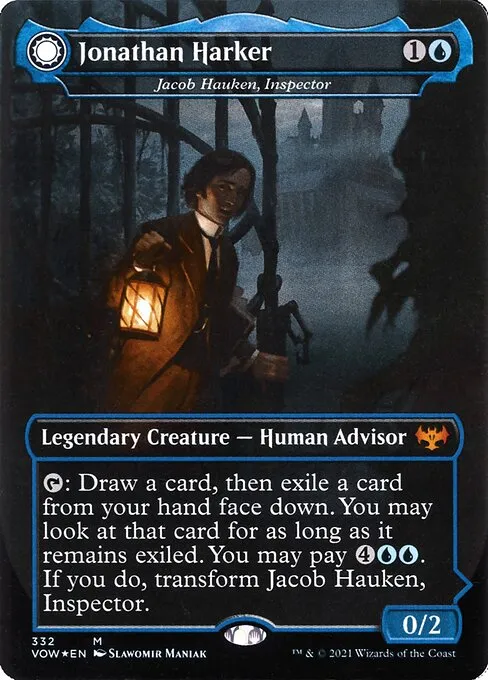 Jacob Hauken, Inspector // Hauken's Insight · Innistrad: Crimson Vow 332/423