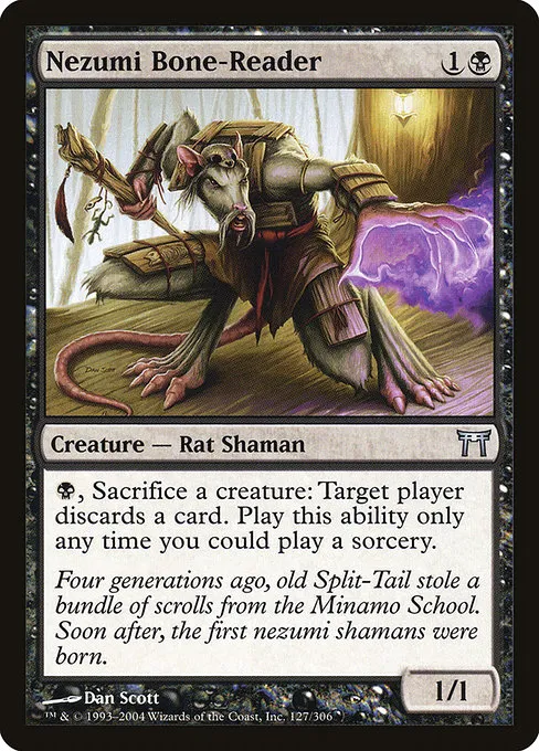 Nezumi Bone-Reader · Champions of Kamigawa 127/307