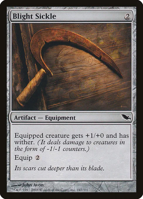 Blight Sickle · Shadowmoor 247/302