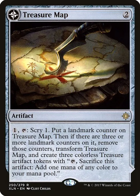 Treasure Map // Treasure Cove · Ixalan 250/289