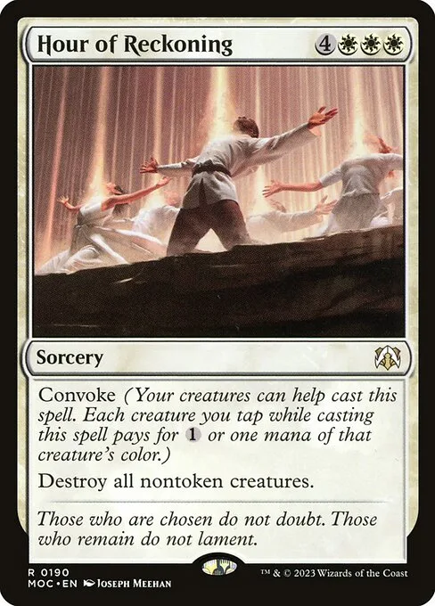 Hour of Reckoning · March of the Machine Commander 190/450