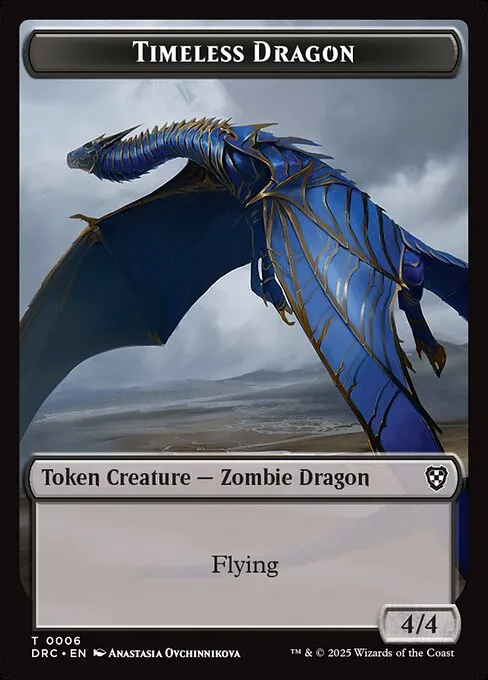 Timeless Dragon · Aetherdrift Commander Tokens 6/17