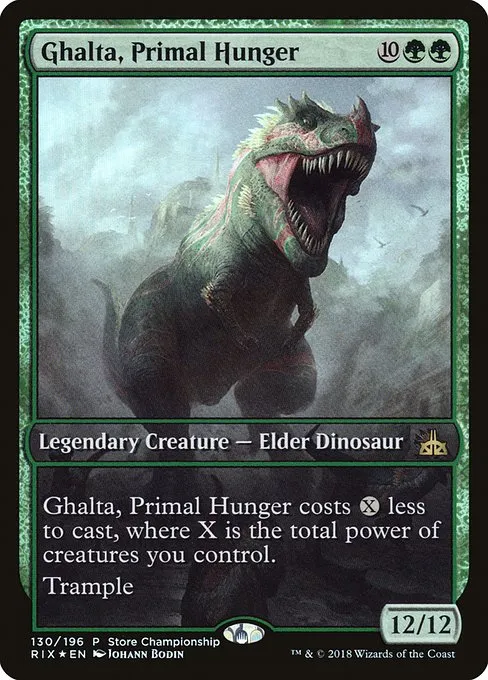 Ghalta, Primal Hunger · Rivals of Ixalan Promos 130/98