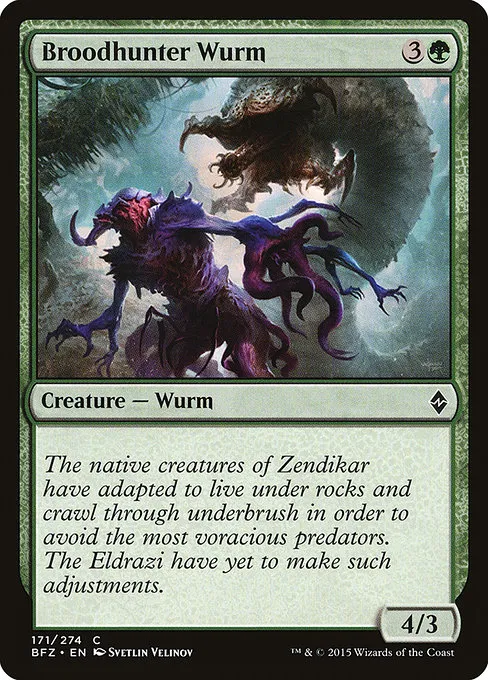 Broodhunter Wurm · Battle for Zendikar 171/299