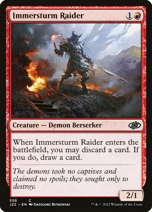 Immersturm Raider · Jumpstart 2022 556/835