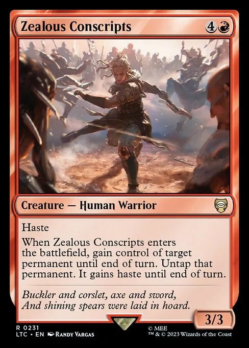 Zealous Conscripts · Tales of Middle-earth Commander 231/591