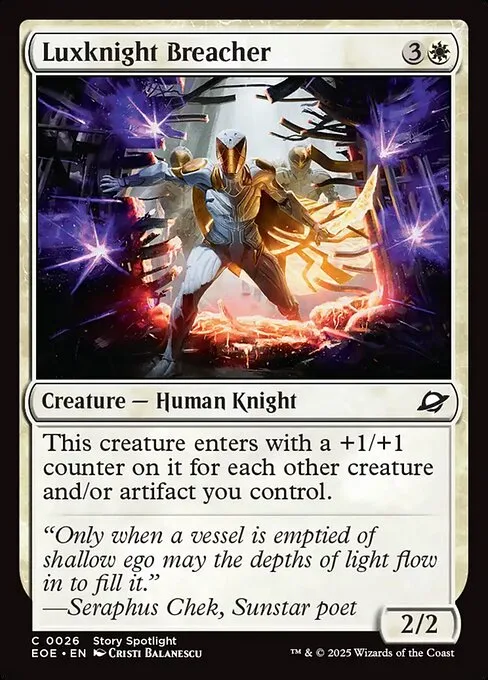 Luxknight Breacher · Edge of Eternities 26/400