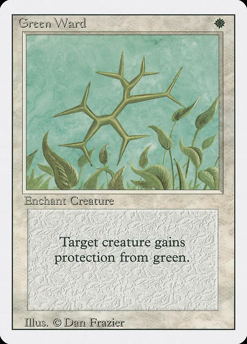 Green Ward · Revised Edition 20/306